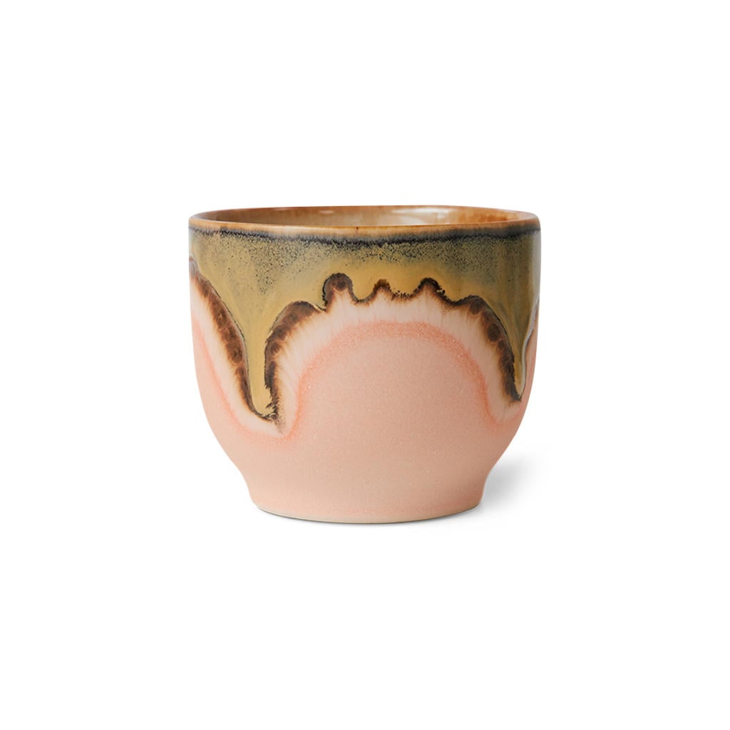 HKLIVING koffiekopje 70s (Ø8 cm) (200 ml)