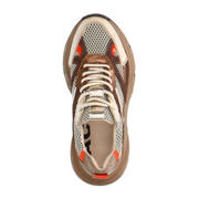 thumbnail: Sacha chunky leren sneakers bruin