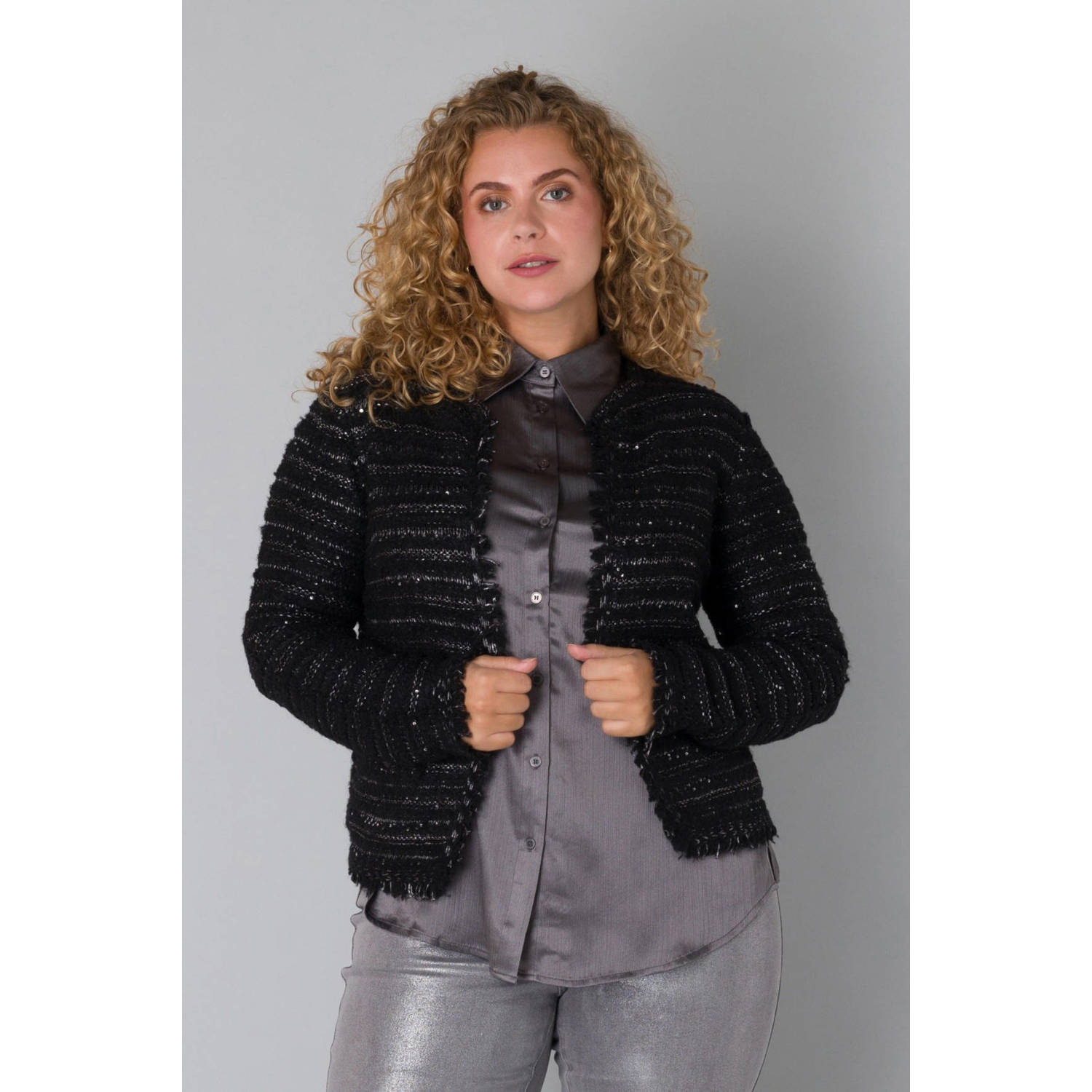 Yesta vest zwart