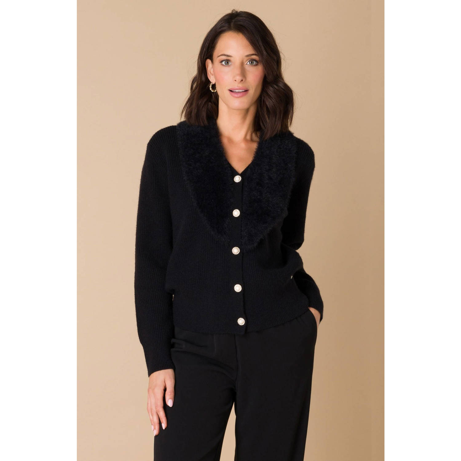 Ivy Beau vest zwart