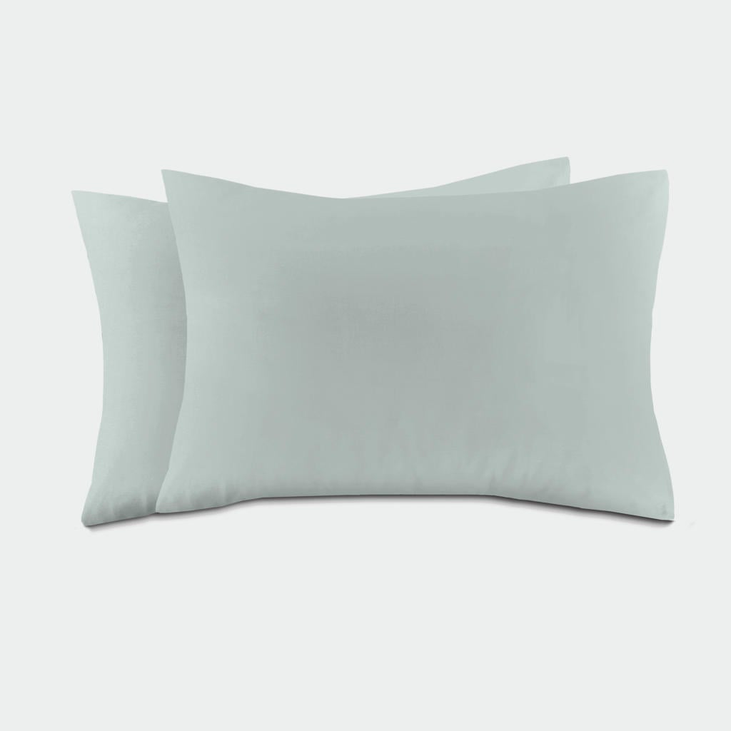 NOUS Living basis kussensloop - lichtgroen (60x70 cm) (set van 2)