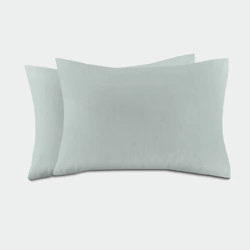 NOUS Living basis kussensloop lichtgroen (set van 2) (60x70 cm) afbeelding