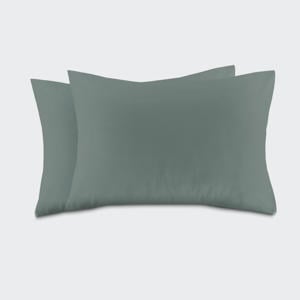 basis kussensloop - donkergroen (60x70 cm) (set van 2)