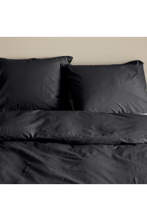 basis dekbedovertrek 2-persoons - zwart (200x200 cm)