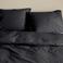 NOUS Living basis kussensloop - zwart (60x70 cm) (set van 2)