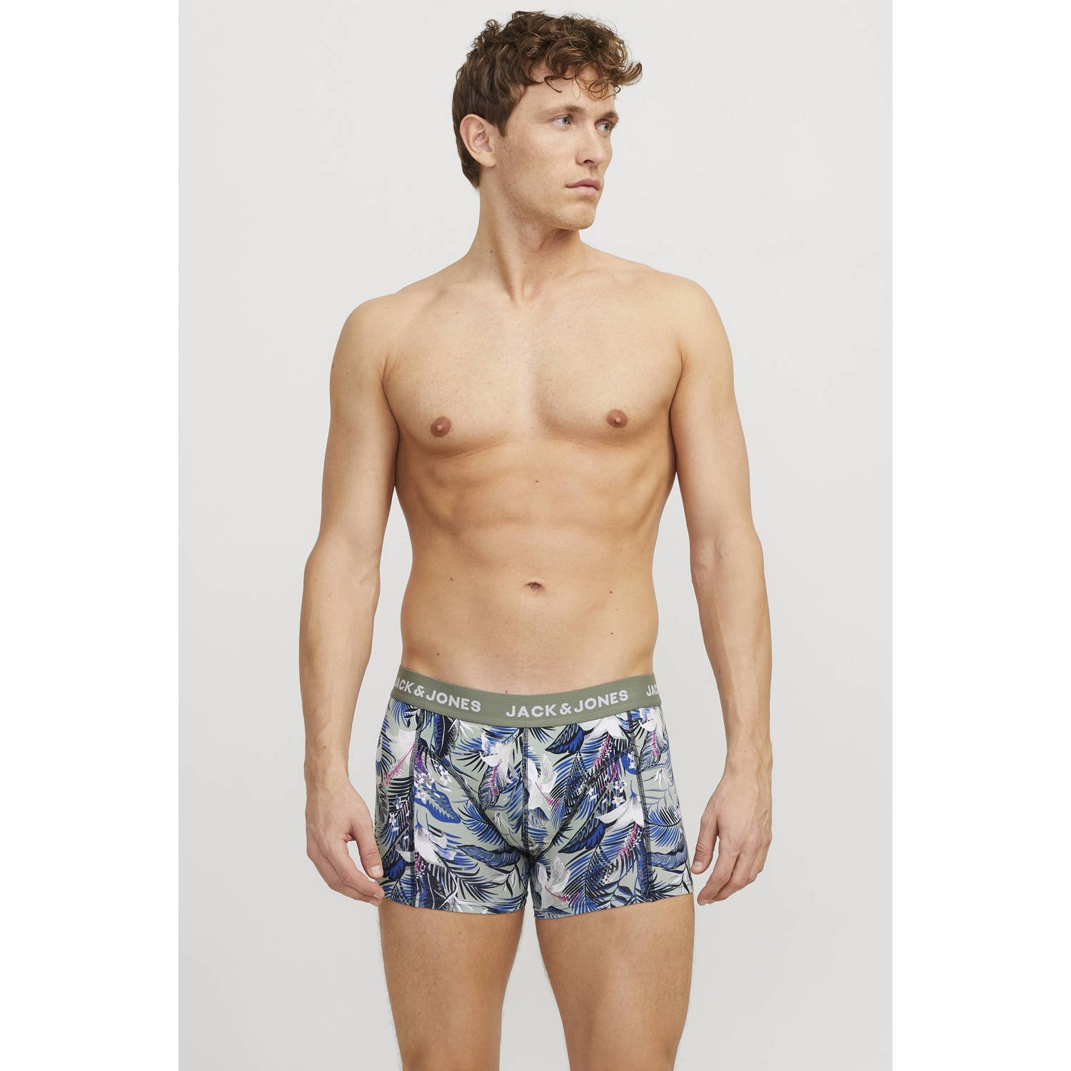 Jack & jones Brady Flower Trunk Boxershorts Heren (3-pack)