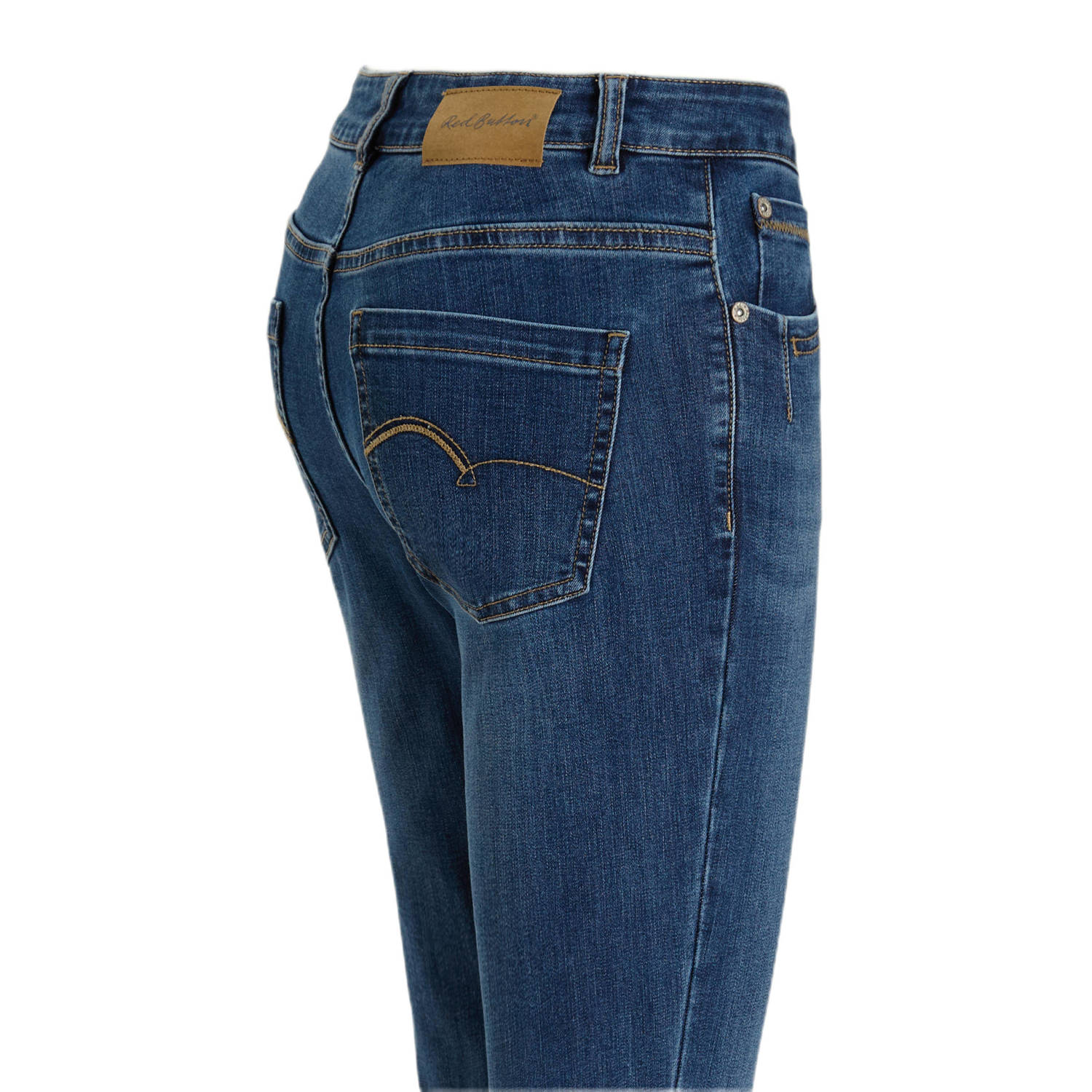 Red Button high waist straight leg jeans Kate stonewashed