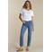 Red Button high waist straight leg jeans Kate medium blue denim