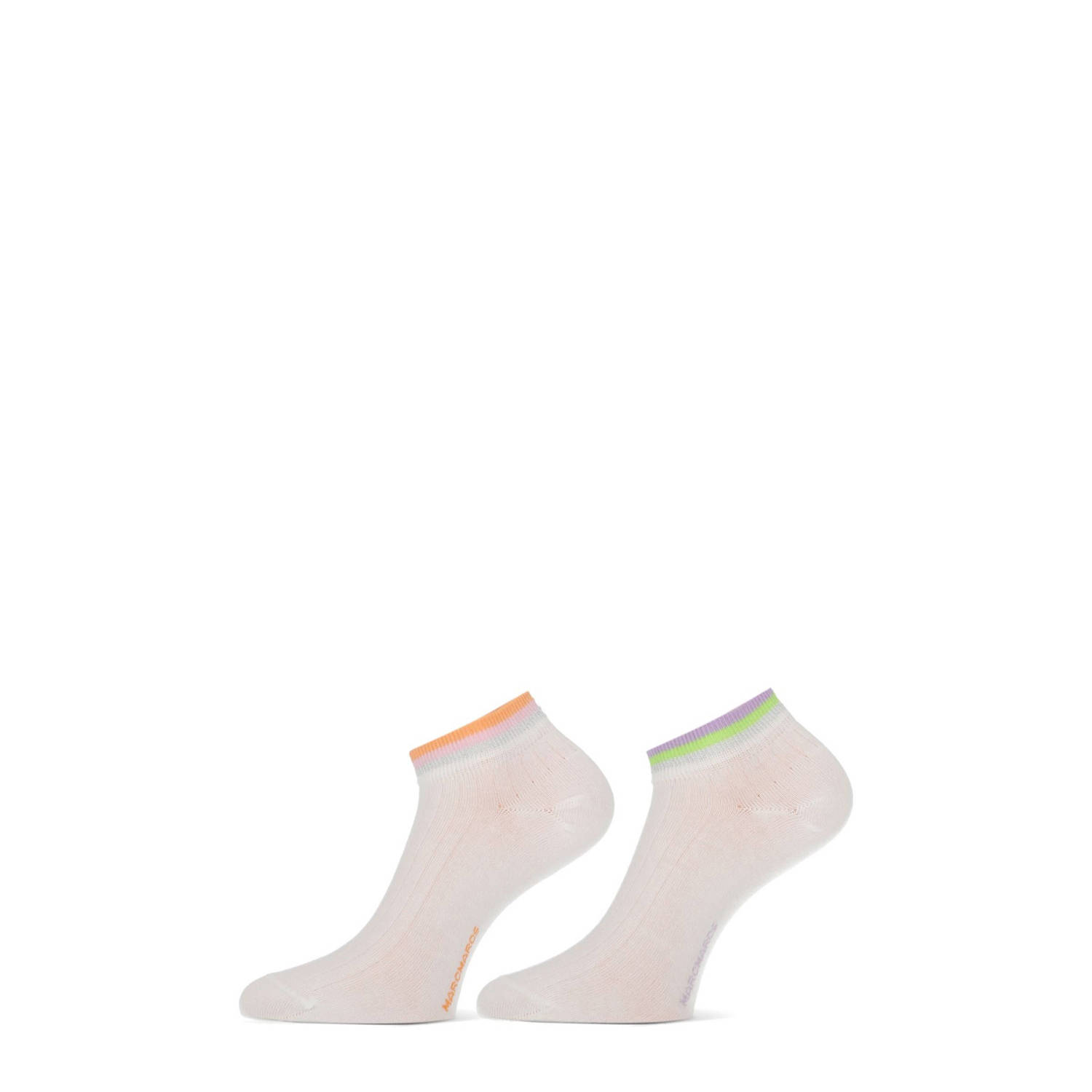 Marcmarcs sneakersokken Felice set van 2 wit