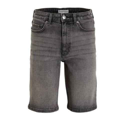 anytime relaxed denim short grijs afbeelding