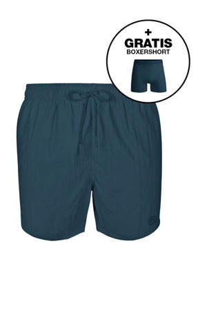 zwemshort + gratis boxershort donkerblauw