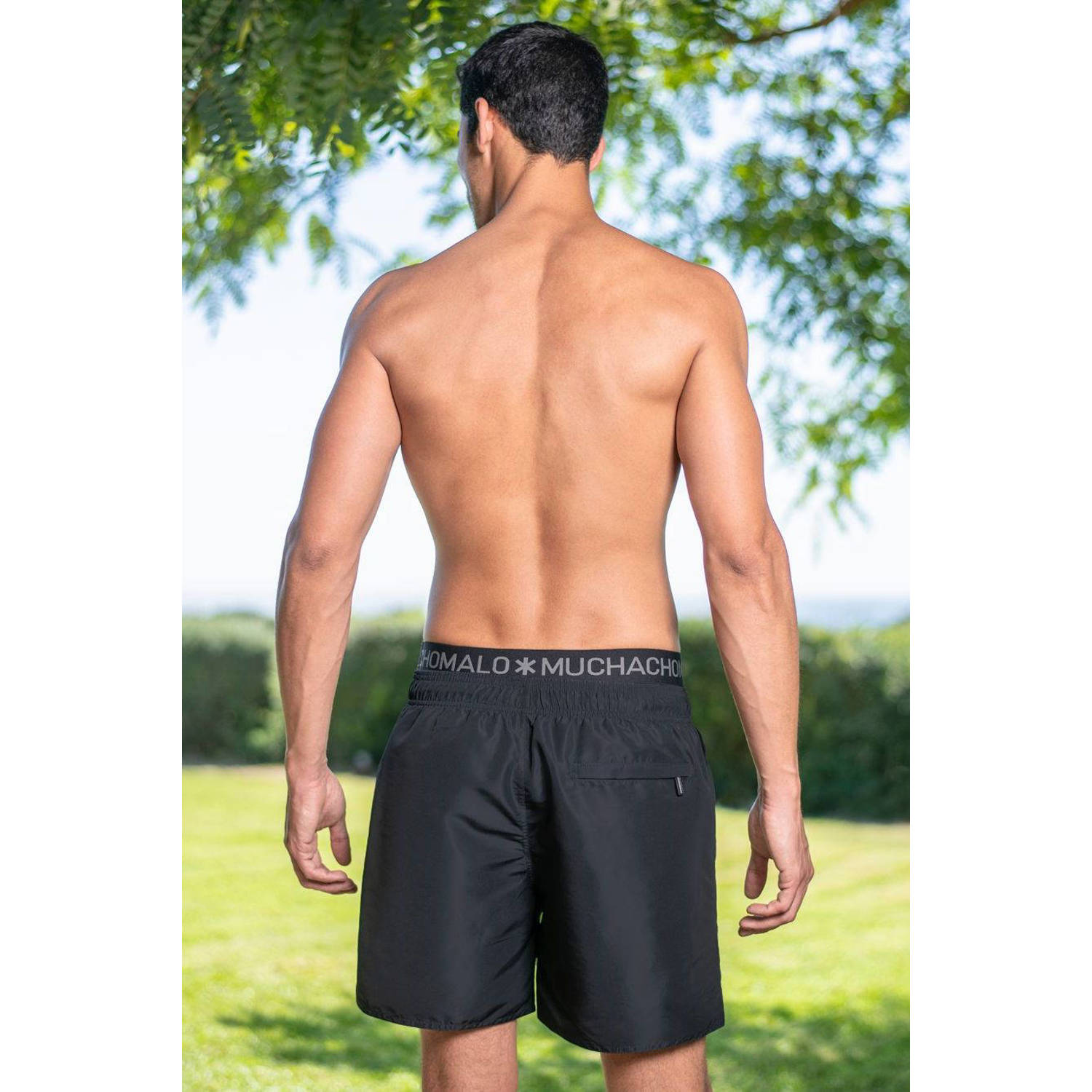 Muchachomalo zwemshort + gratis boxershort zwart