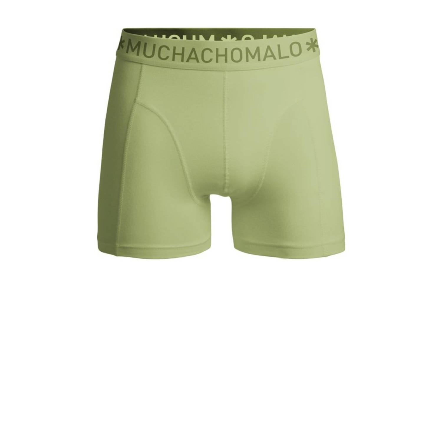 Muchachomalo zwemshort + gratis boxershort limegroen