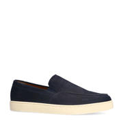 thumbnail: Manfield   suède loafers donkerblauw