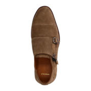 thumbnail: Manfield suède gespschoenen taupe