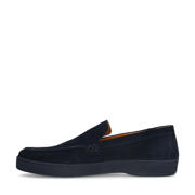 thumbnail: Manfield   suède loafers donkerblauw