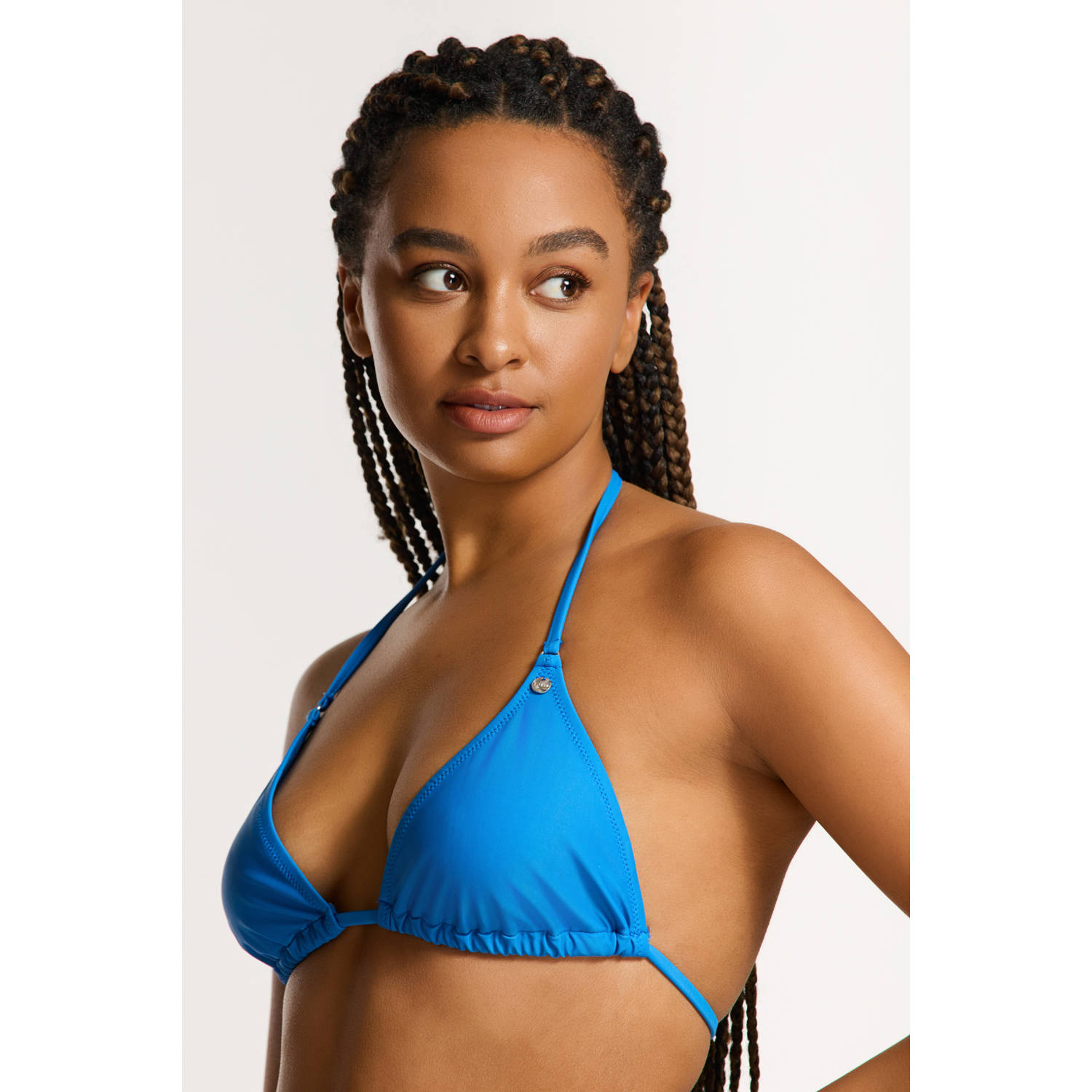 Shiwi voorgevormde triangel bikini Liz blauw