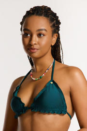 thumbnail: Shiwi The Sunshine Brand voorgevormde triangel bikini set Lynn donkergroen