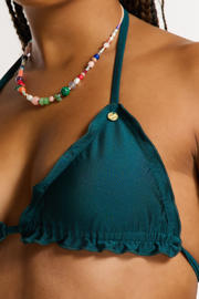 thumbnail: Shiwi The Sunshine Brand voorgevormde triangel bikini set Lynn donkergroen