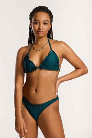 voorgevormde triangel bikini set Lynn donkergroen
