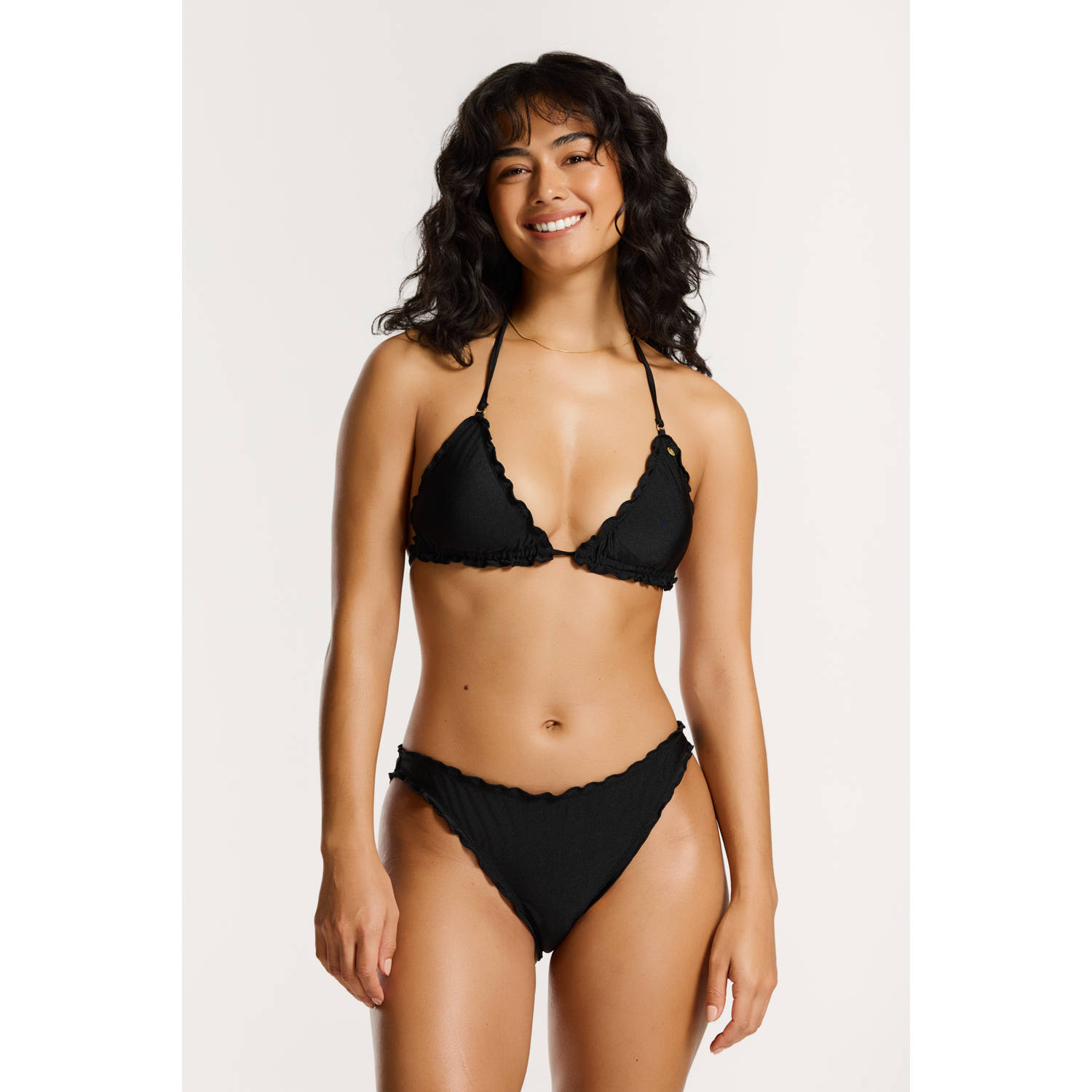 Shiwi voorgevormde triangel bikini Lynn zwart