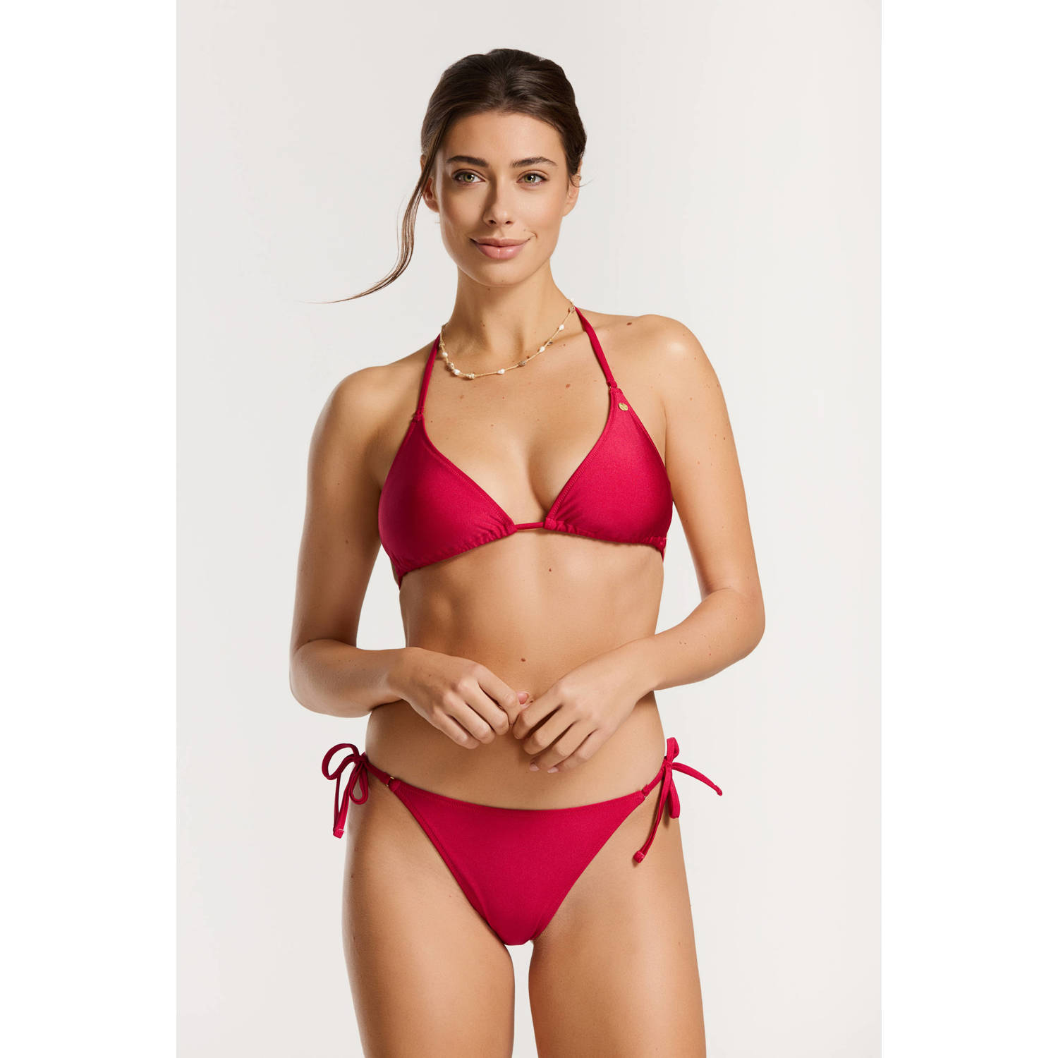 Shiwi voorgevormde triangel bikini Liz rood