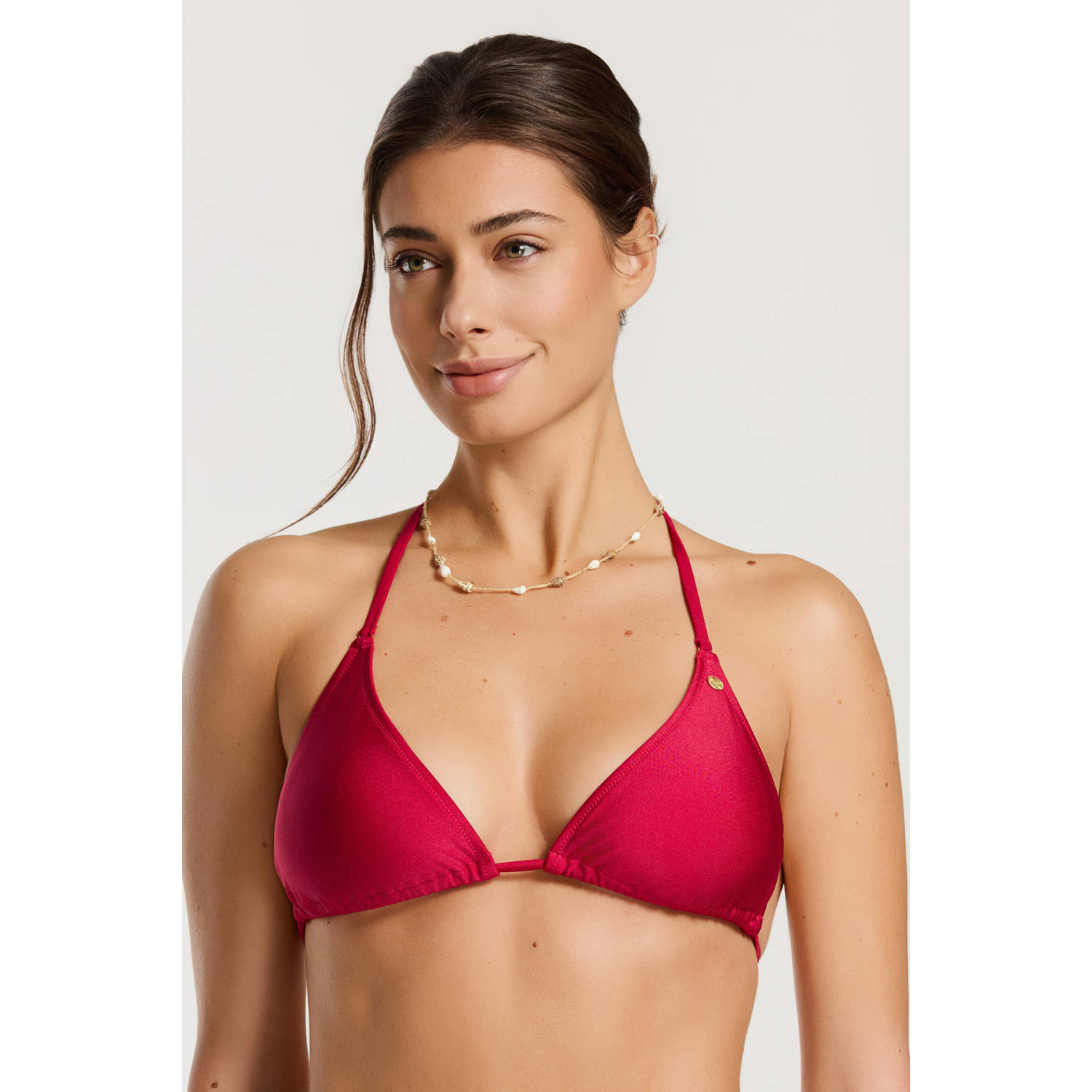 Shiwi voorgevormde triangel bikini Liz rood
