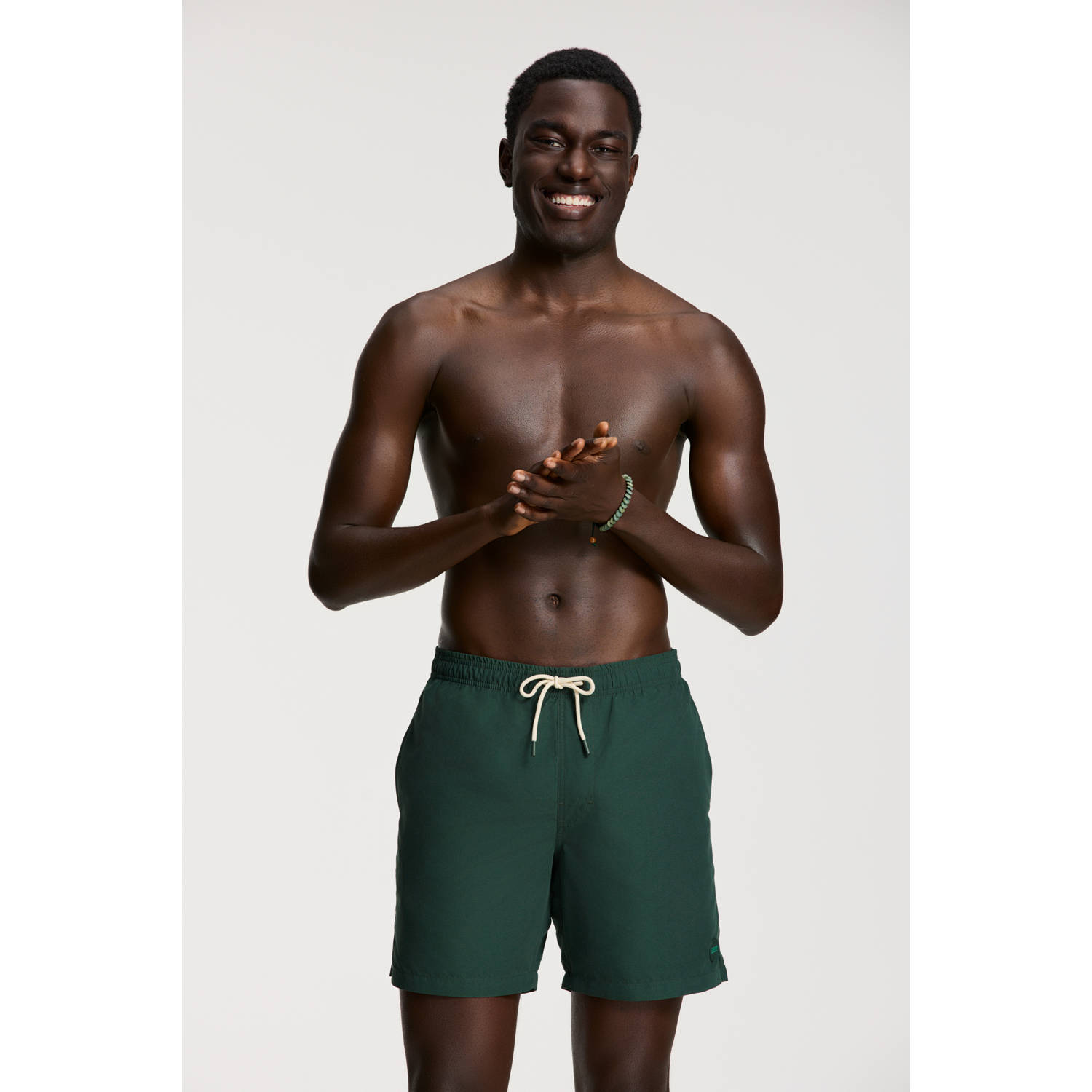 SHIWI Heren Zwembroeken Men Mike Swim Shorts 7 Inch Solid Groen