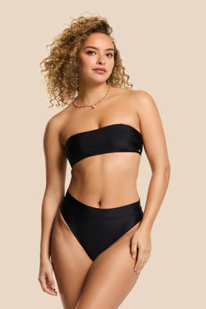 voorgevormde bandeau bikini Lola zwart