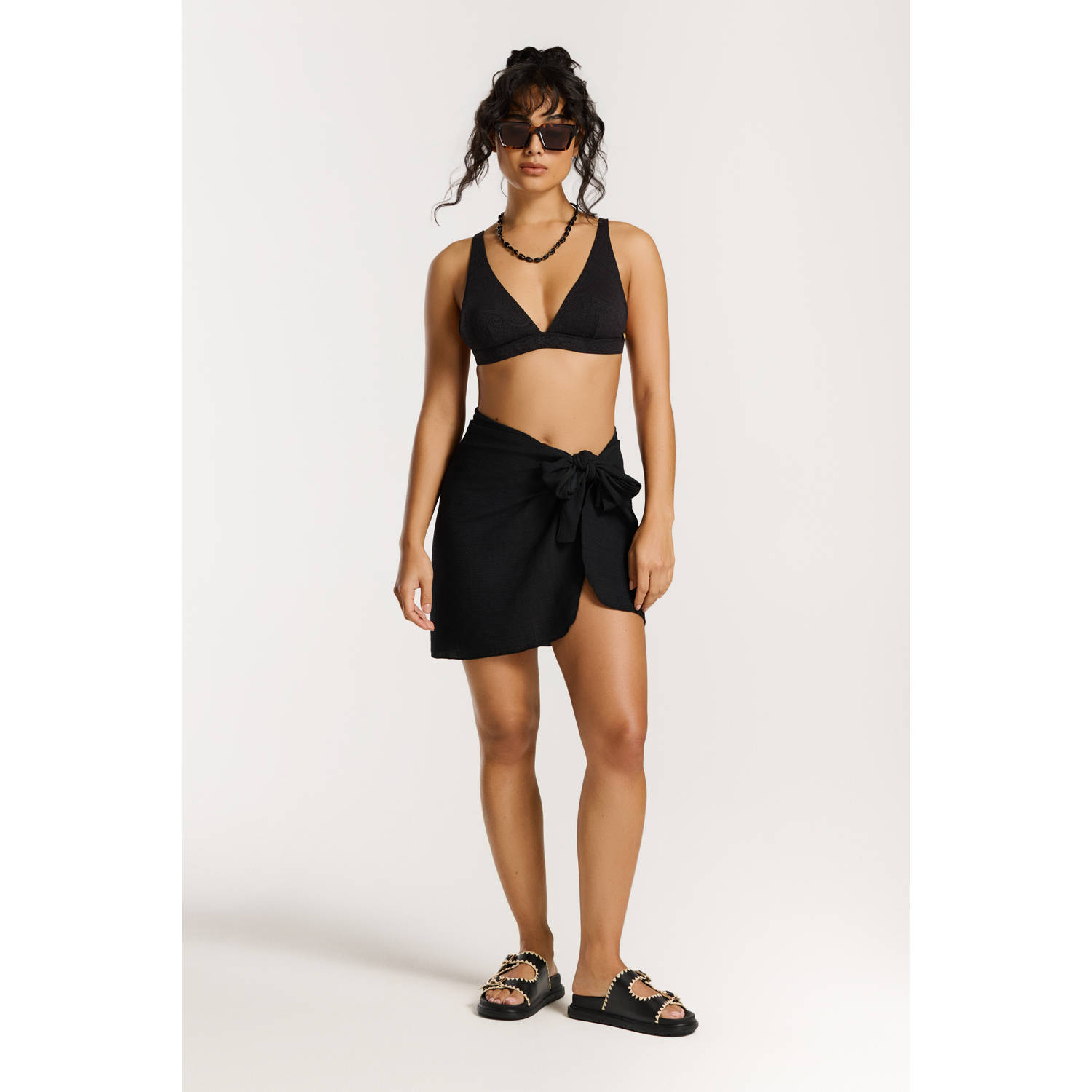 Shiwi voorgevormde halter bikini Amy zwart