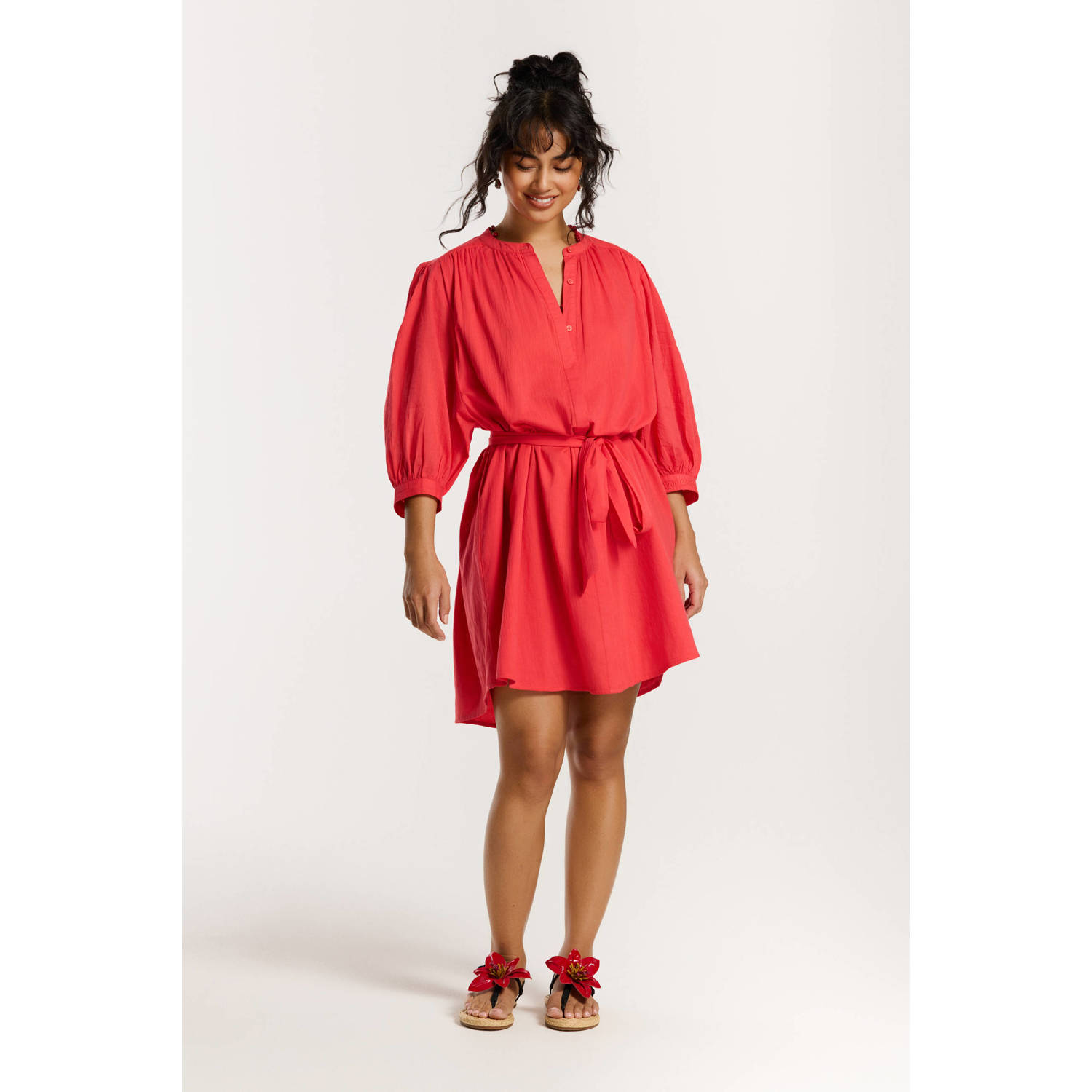 Shiwi strandjurk Jaydi rood