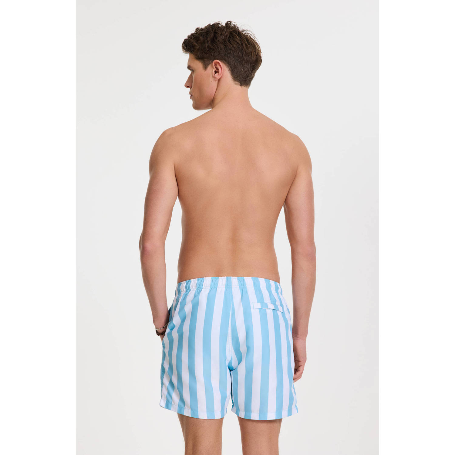 Shiwi zwemshort blauw wit