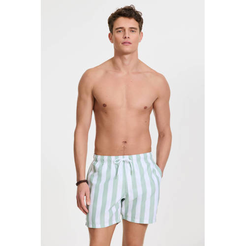 Shiwi zwemshort groen/wit afbeelding