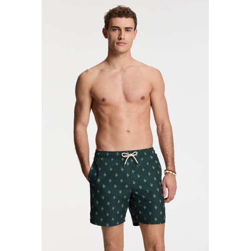 Shiwi The Sunshine Brand zwemshort Mike donkergroen afbeelding
