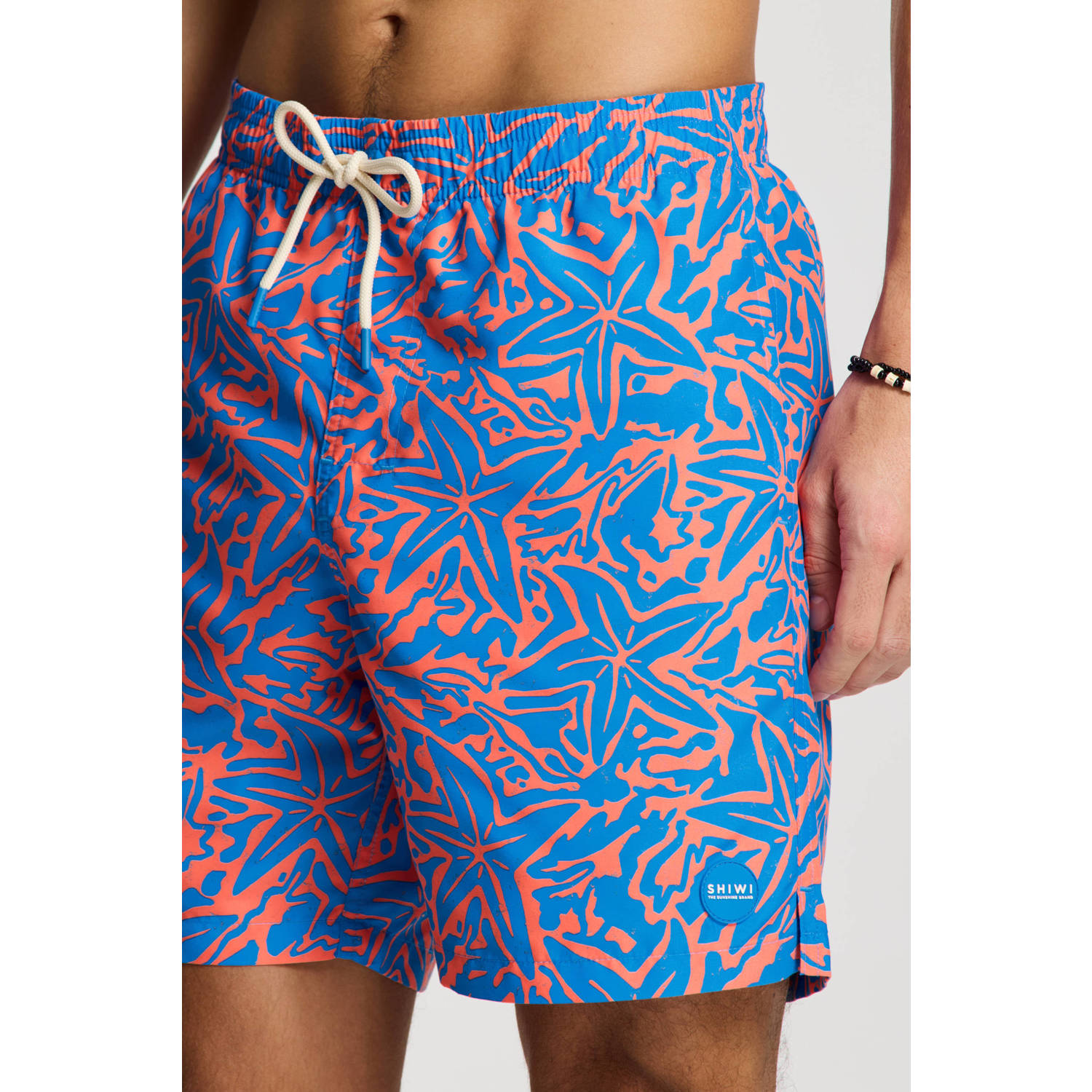 Shiwi zwemshort Mike blauw oranje