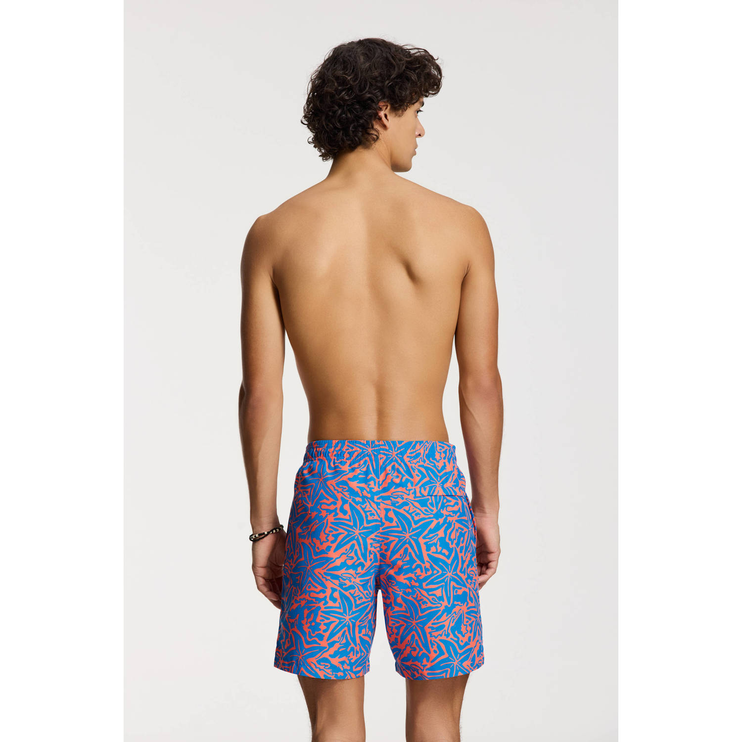 Shiwi zwemshort Mike blauw oranje