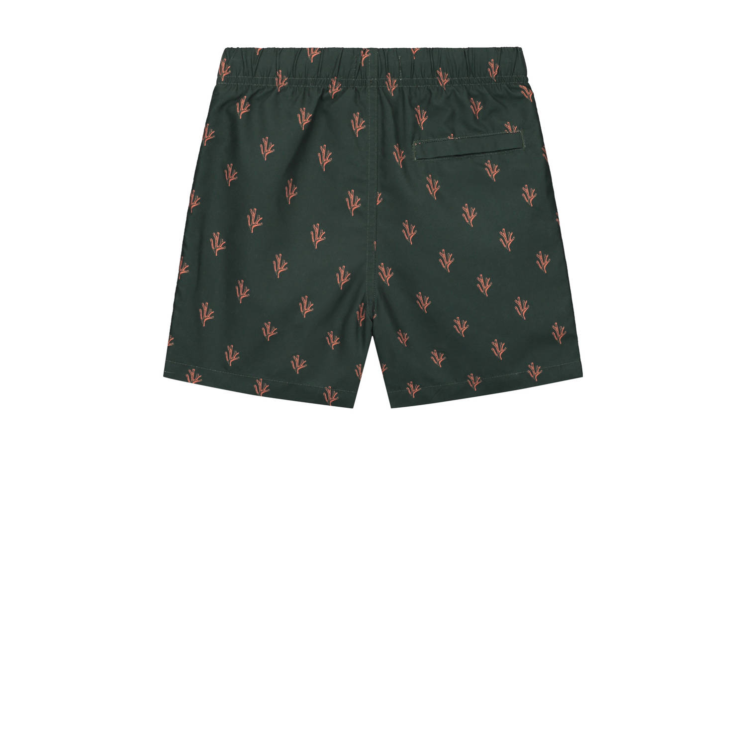 Shiwi zwemshort Milo donkergroen oranje