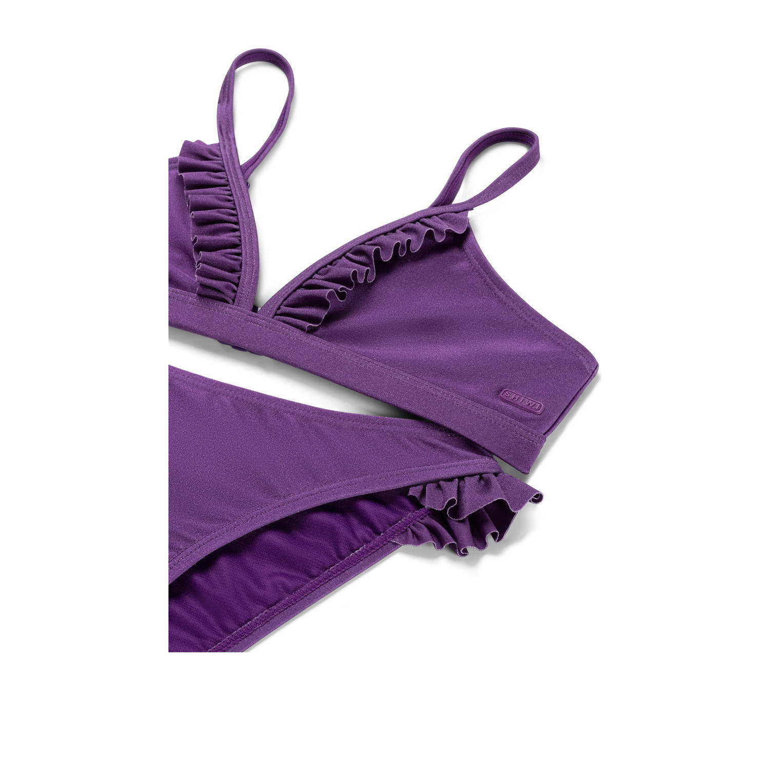 Shiwi bikini met ruches Blake paars