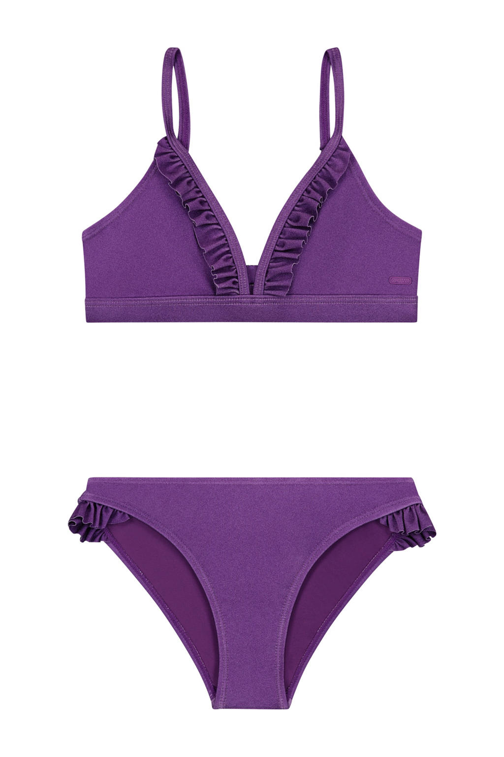 Shiwi bikini met ruches Blake paars