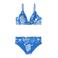 Shiwi bikini met ruches Blake blauw/wit