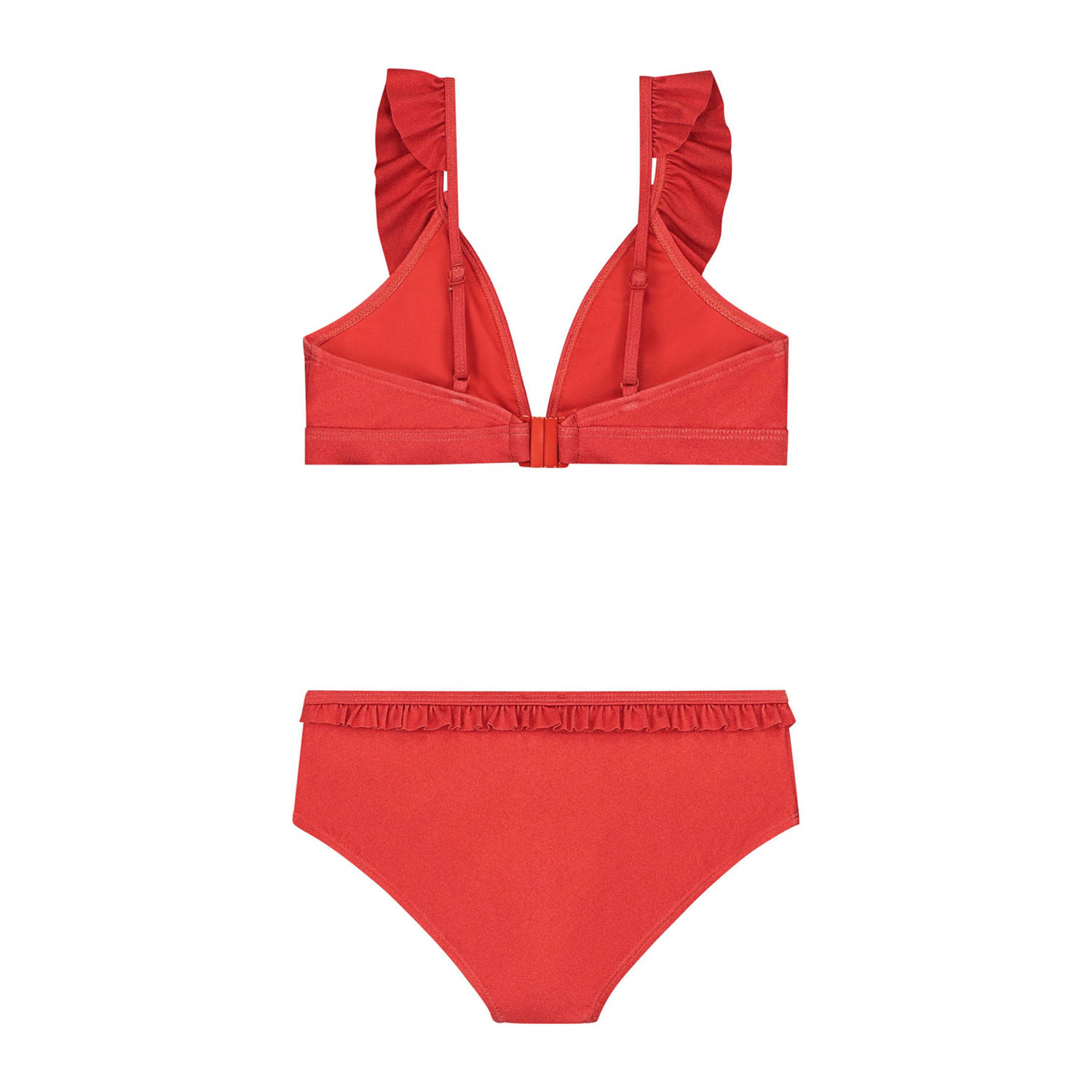 Shiwi bikini met ruches Bella rood