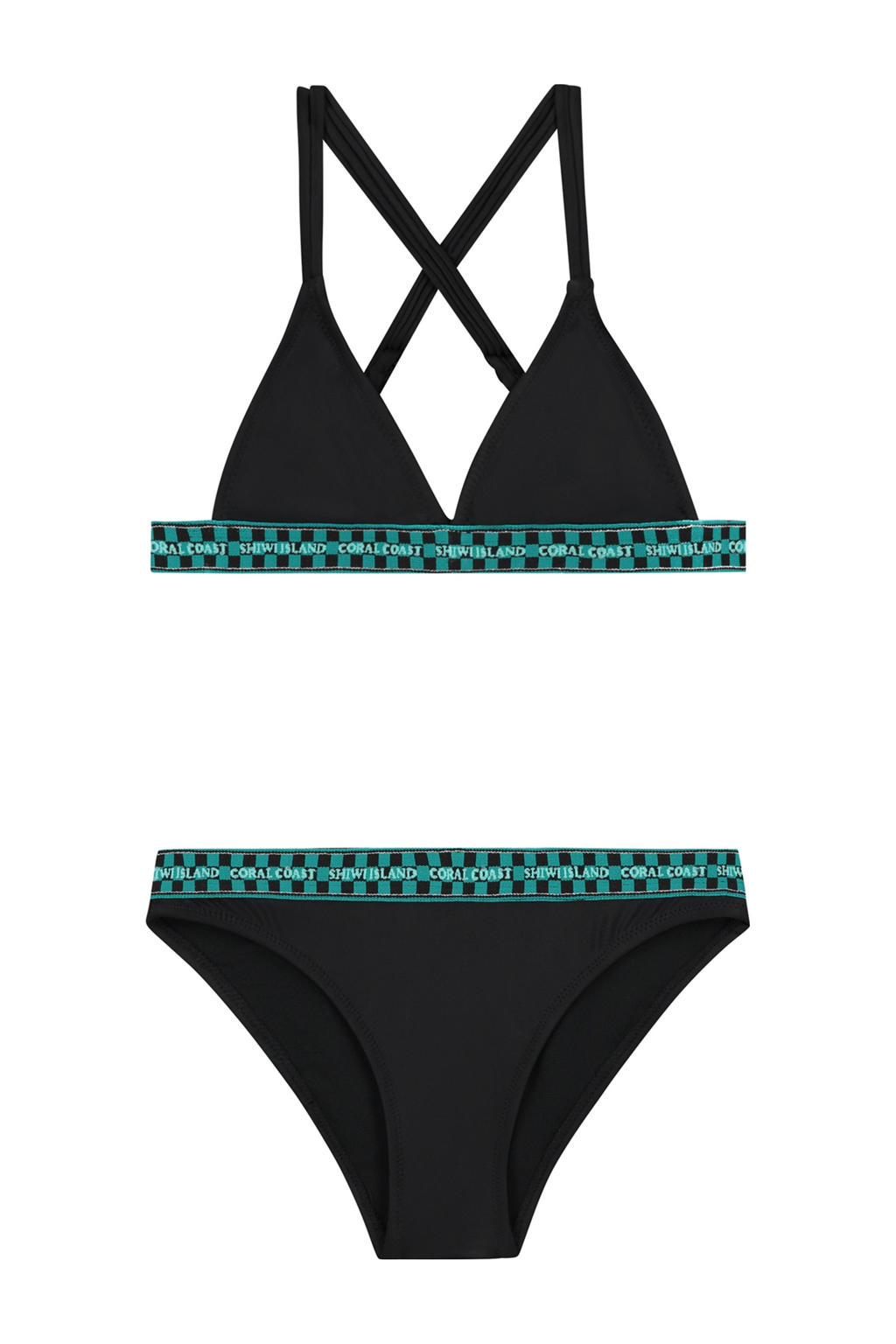 Shiwi triangel bikini Luna zwart