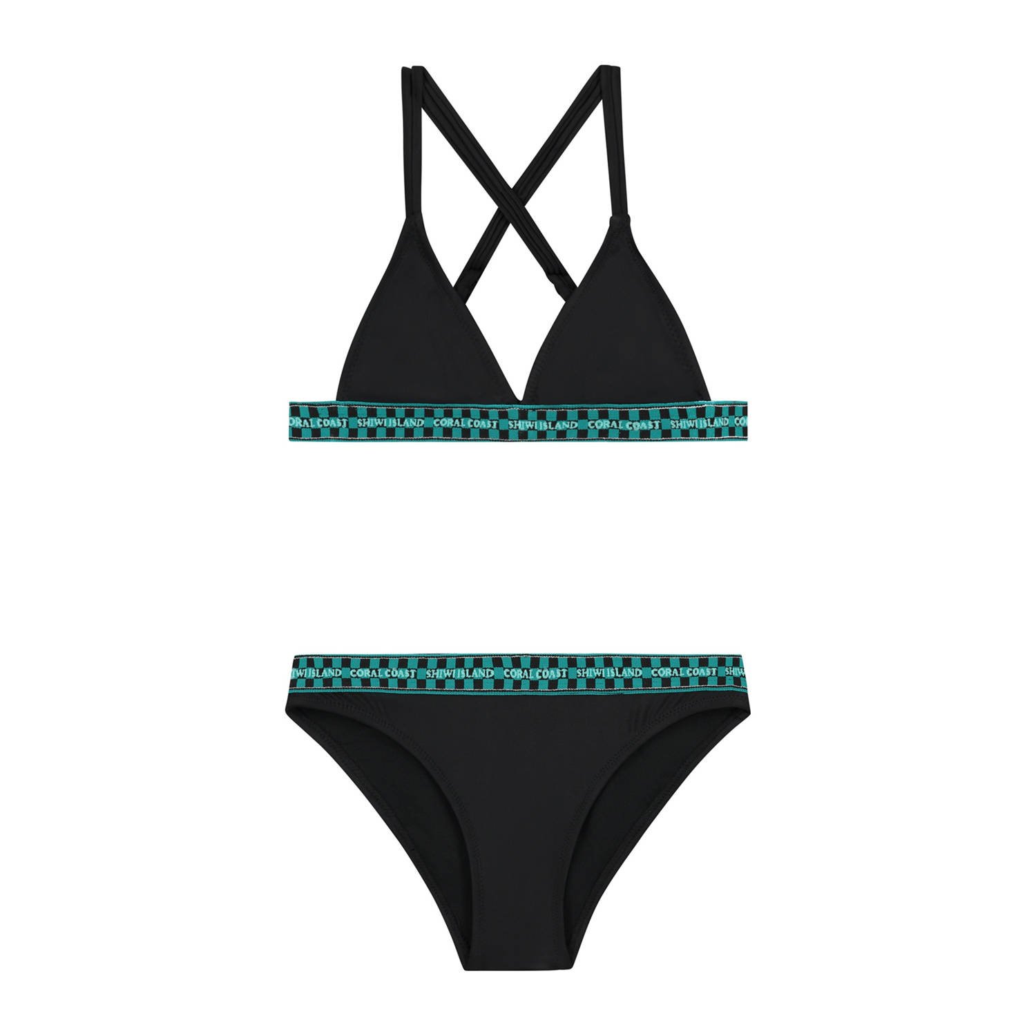 Shiwi triangel bikini Luna zwart