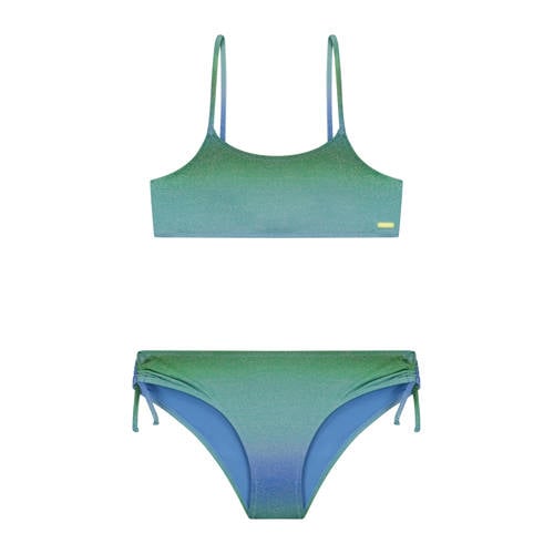Shiwi crop bikini Liv blauw/groen afbeelding