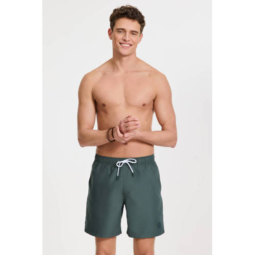 Shiwi The Sunshine Brand zwemshort Mike donkergroen afbeelding