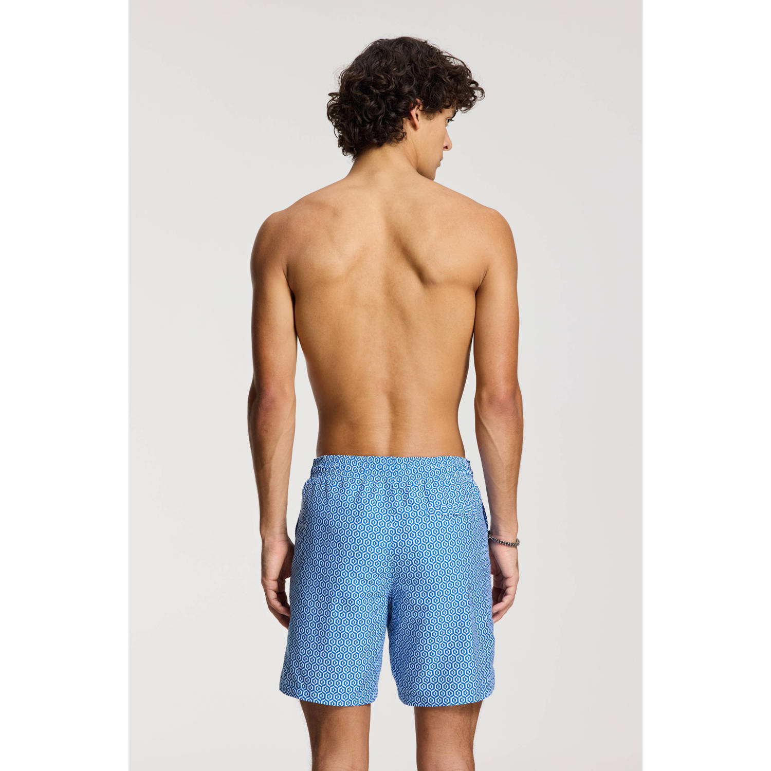 Shiwi zwemshort Mike blauw wit