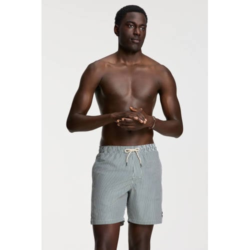 Shiwi The Sunshine Brand zwemshort Mike groen/wit afbeelding