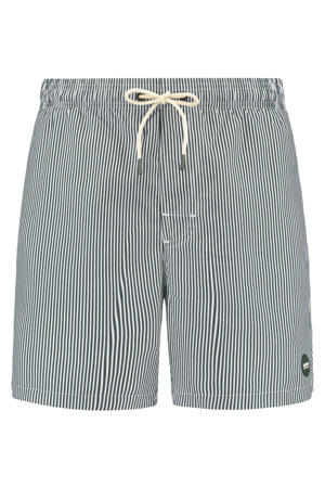 zwemshort Mike groen/wit
