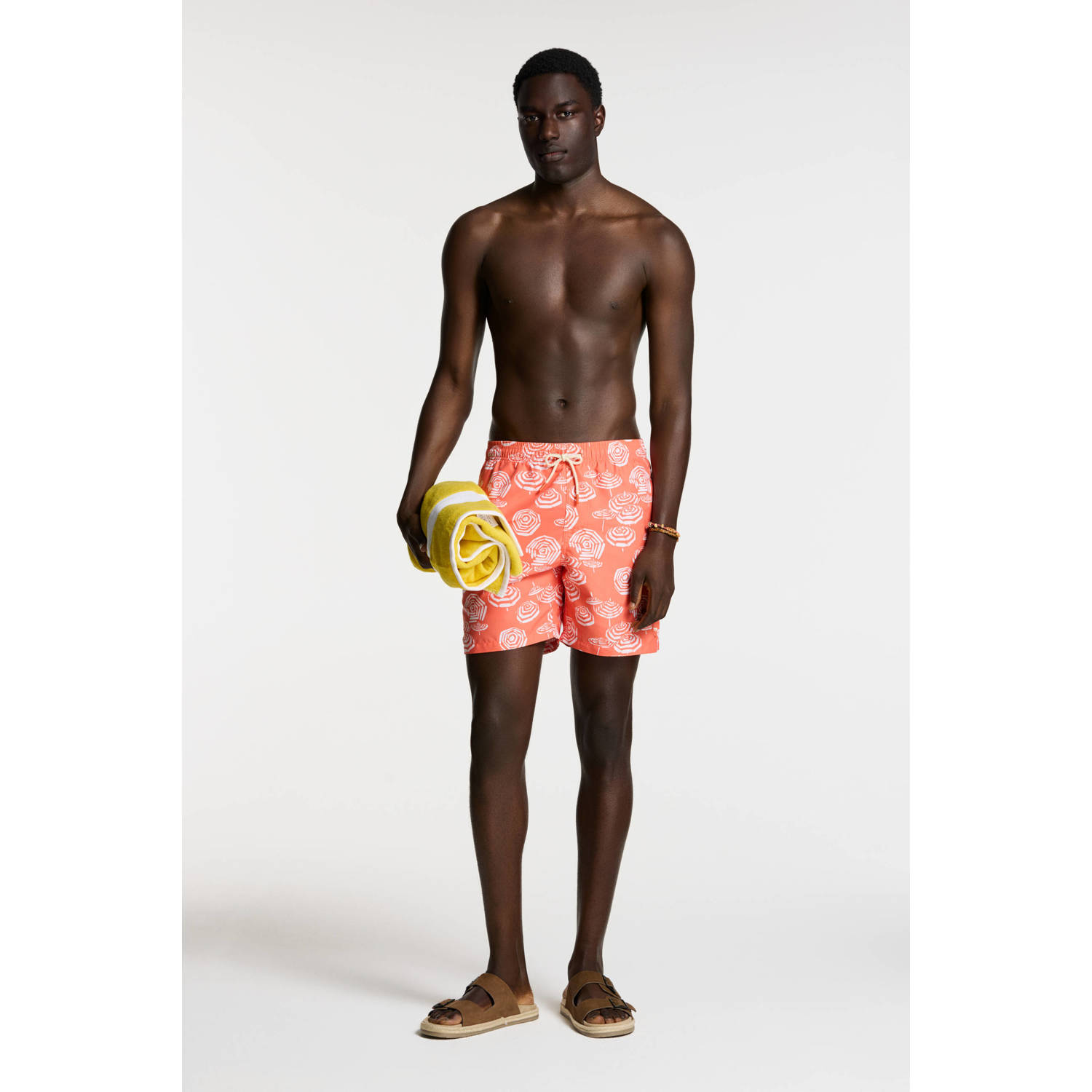 Shiwi zwemshort Mike oranje wit