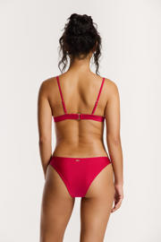thumbnail: Shiwi The Sunshine Brand voorgevormde triangel bikini set Beau met ruches rood